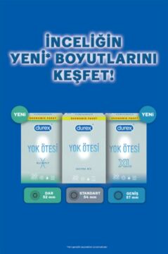 Durex Yok Ötesi Slim Fit Prezervatif 20'li