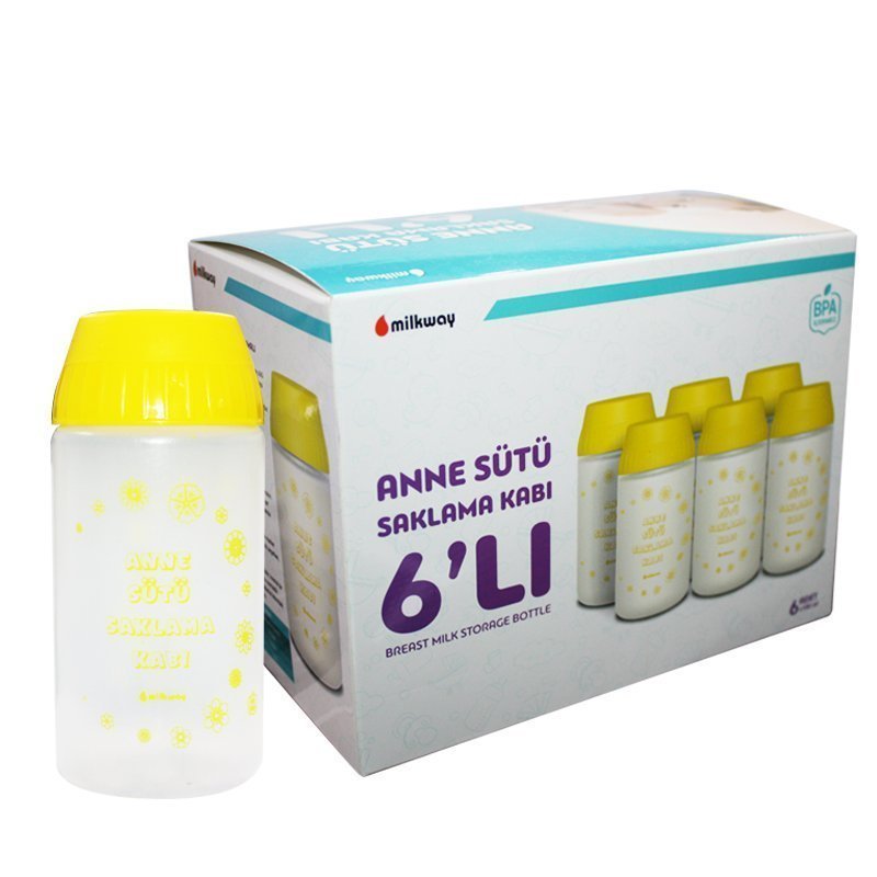 Milkway Anne Sütü Saklama Kabı 6x180 ml