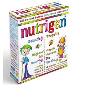 Nutrigen Propolis 200 ml + Balık Yağı 200 ml Şurup