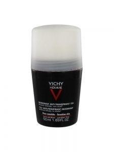 Vichy Homme Erkekler İçin 72 Saat Terleme Karşıtı Etkili Roll-On Deodorant 50 ml