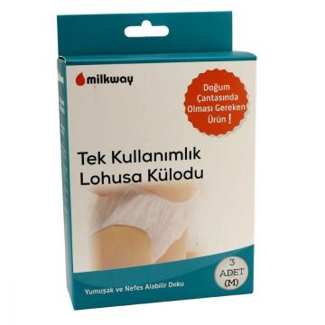 Milkway Tek Kullanımlık Lohusa Külodu 3 Adet M