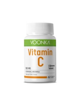 Voonka Vitamin C Çiğneme 62 Tablet