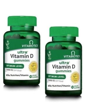 Vitabiotics Vitamin D Gummies 50 Kapsül 2'li Set