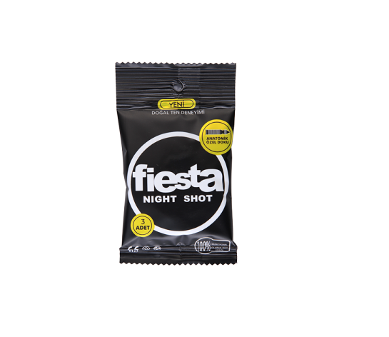 Fiesta Night Shot  Prezervatif 3 Adet