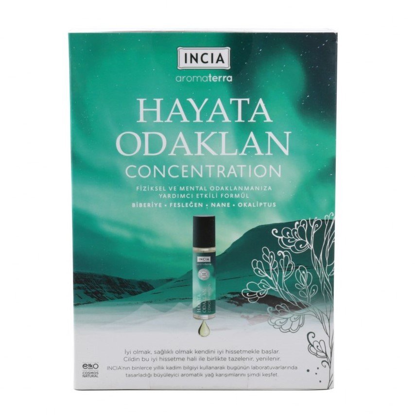 İncia Aromaterra Hayata Odaklan ( Concentration ) 10 Ml