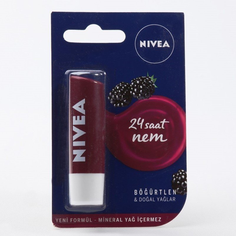 Nivea Blackberry Shine Böğürtlen Lipstick 4,8 gr Dudak Bakımı