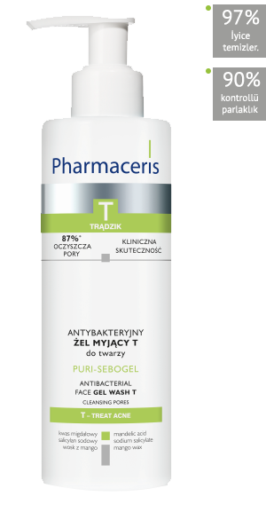 Pharmaceris Puri Sebogel Antibacterial Face Gel-Wash (Antibakteriyel Yüz Yıkama Jeli) 190 ml