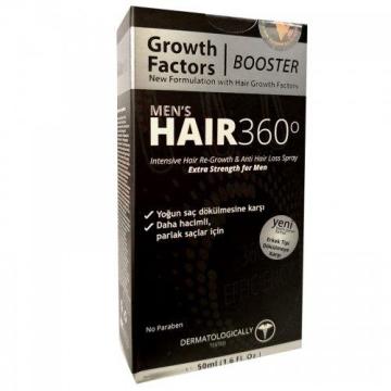 Hair 360 Booster Mens Hair Spray 50ml - Erkekler için Saç Spreyi