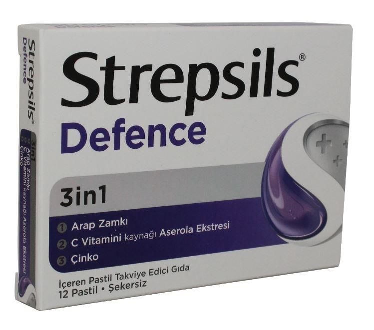 Strepsils Defence Pastil Takviye Edici Gıda 12 Pastil