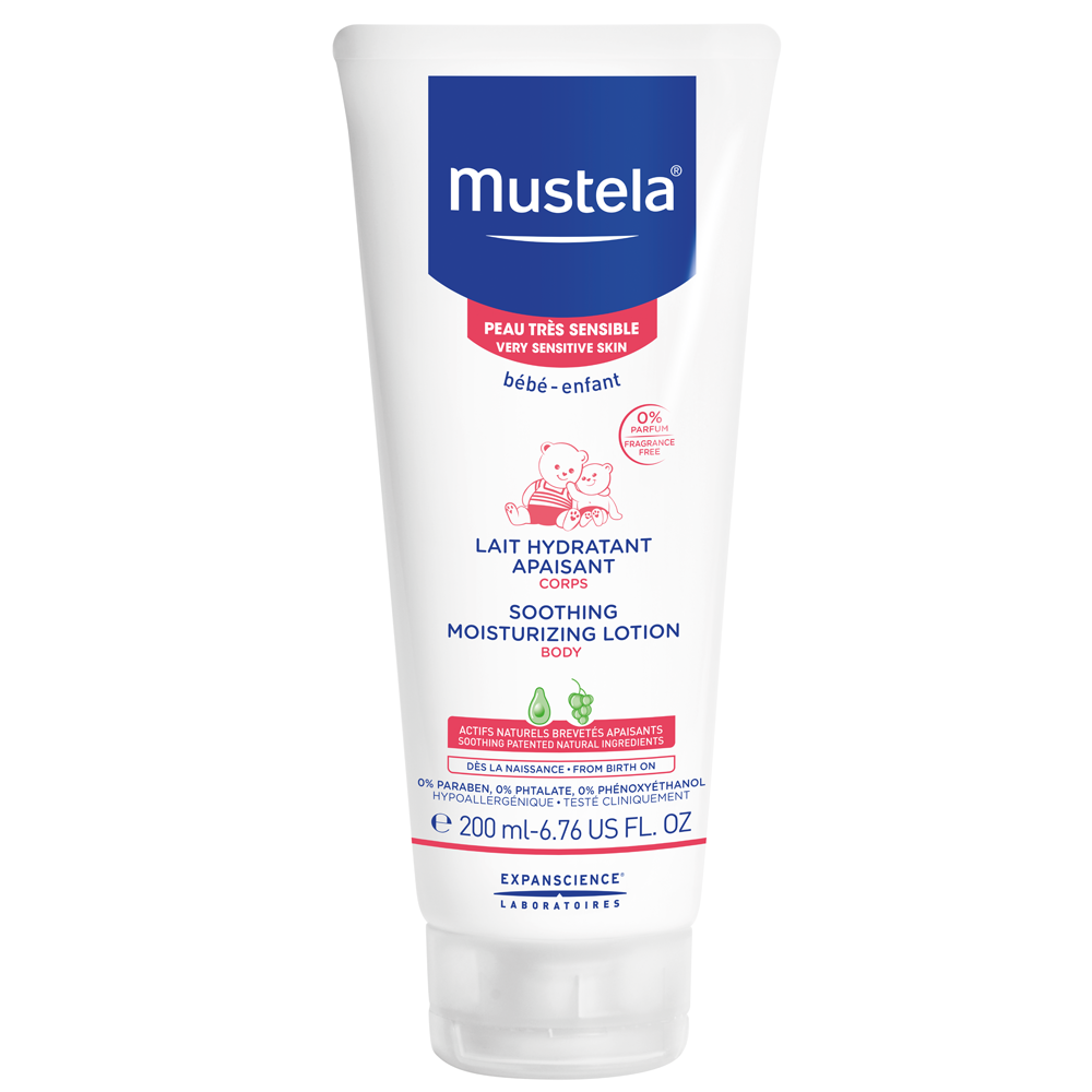 Mustela Soothing Moisturizing Lotion Çok Hassas Ciltler için Rahatlatıcı Vücut Losyonu 200 ml