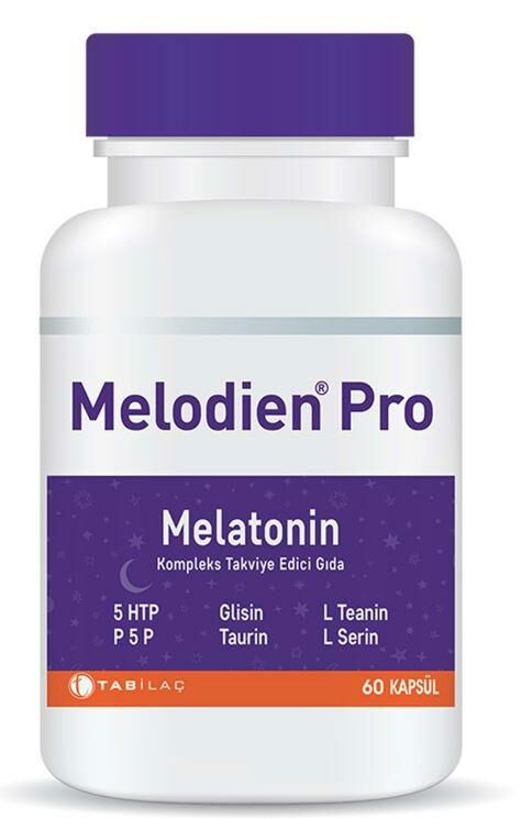 Melodien Pro Melatonin Kompleks Takviye Edici Gıda 60 Kapsül