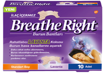 Breathe Right Lavanta Normal Boy 10 Adet Burun Bandı