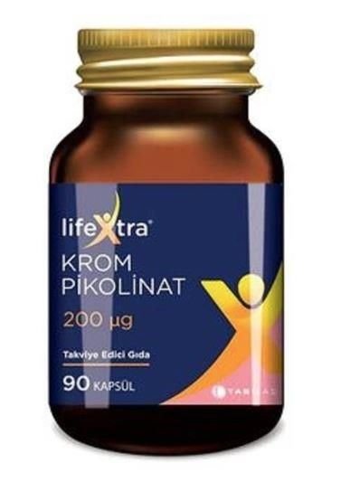 Lifextra Krom Pikolinat içeren Takviye Edici Gıda 90 Kapsül
