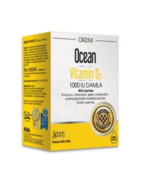 Ocean Vitamin D3 Damla 1000 IU 50ml