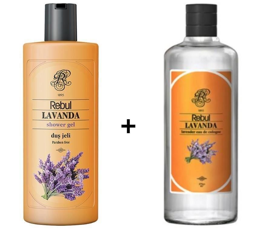 Rebul Lavanta Duş Jeli 500 ml + Lavanta Kolonya 270 ml