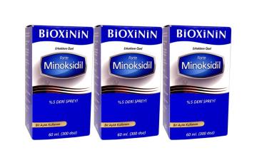 Bioxinin Forte %5 Deri Spreyi 3 lü Paket