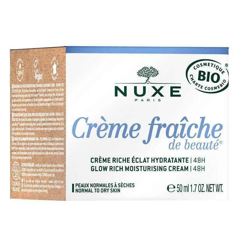Nuxe Creme Fraiche de Beaute 48 Saat Nemlendirici Organik Yoğun Bakım Kremi 50 ml