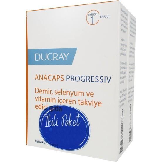 Ducray Anacaps Progressiv 30 Kapsül x 2