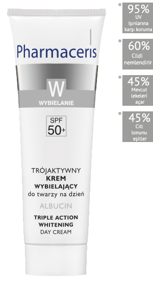 Pharmaceris Albucin Triple Action Skin Lightening Cream Leke Cilt Güneş Koruyucu