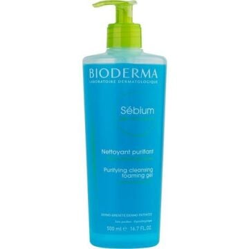 Bioderma Sebium Foaming Gel 500 ml Yüz Temizleme Jeli