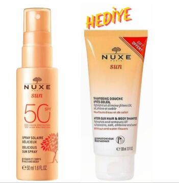 Nuxe Sun Güneş Sonrası Şampuan 100 ml & Sun Delicious Sun Spray SPF50 50ml