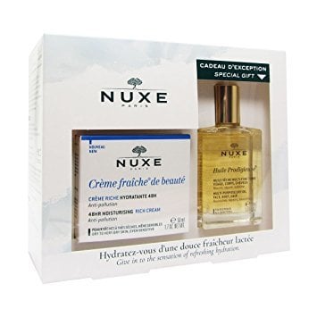 Nuxe Creme Fraiche De Beaute Riche Kuru Cilt Nemlendirici 50ml+Nuxe Huile Prodigieuse 30 ml Kuru Yağ Hediyeli