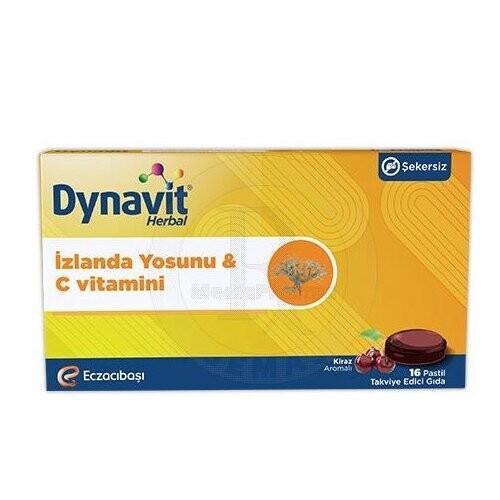 Dynavit Herbal İzlanda Yosunu C Vitamini 16 Pastil