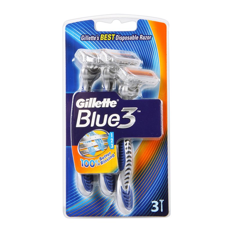 Gillette Blue 3 Kullan-At Traş Bıçağı 3'lü