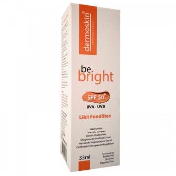 Dermoskin Be Bright Spf 50 Likit Fondöten Light 33 ml