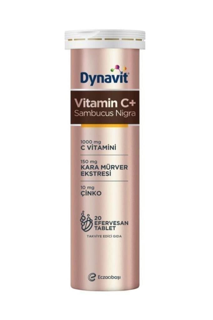 Dynavit Vitamin C+ Sambucus Nigra 20 Efervesan Tablet