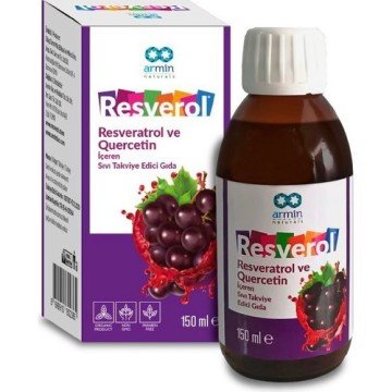 Resverol ve Quercetin İçeren Sıvı Takviye Edici Gıda 150 ml