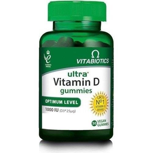 Vitabiotics Ultra Vitamin D Gummies D3 Vitamini İçeren Çiğnenebilir Takviye Edici Gıda