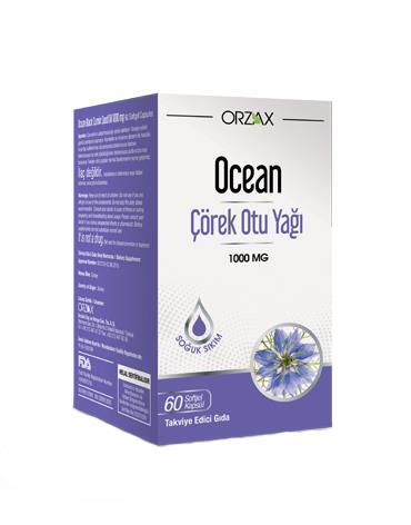 Ocean Çörek Otu Yağı 60 Kapsül 1000Mg