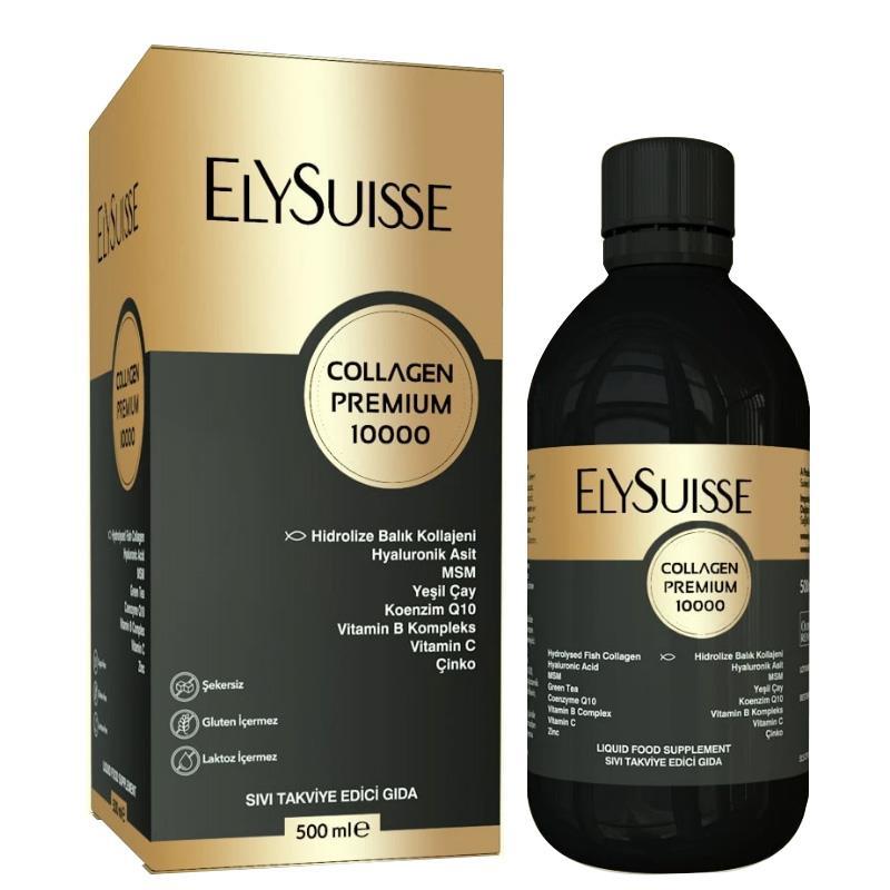 Elysuisse Collagen Premium 10000 Sıvı Takviye Edici Gıda 500 ml