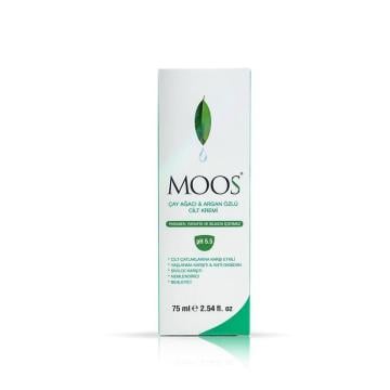 Moos Çay Ağacı & Argan Özlü Cilt Kremi 75 ML