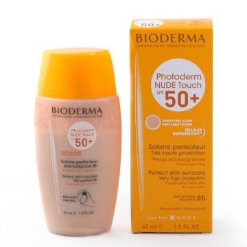 Bioderma Photoderm Nude Touch Spf 50+ Light Renkli Güneş Kremi 40 ml