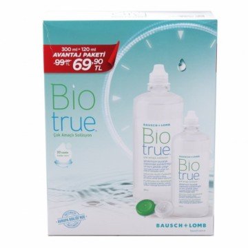 Biotrue Kontakt Lens Solüsyonu 300 ml + 120 ml HEDİYELİ