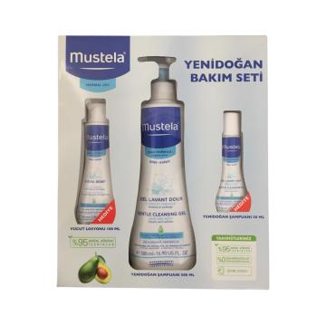 Mustela Yenidoğan Bakım Seti (Dermo Cleansing Bebek Şampuanı 500 ml+Hydra Bebe Vücut Losyonu 100 ml+Yenidoğan Şampuan 50 ml)