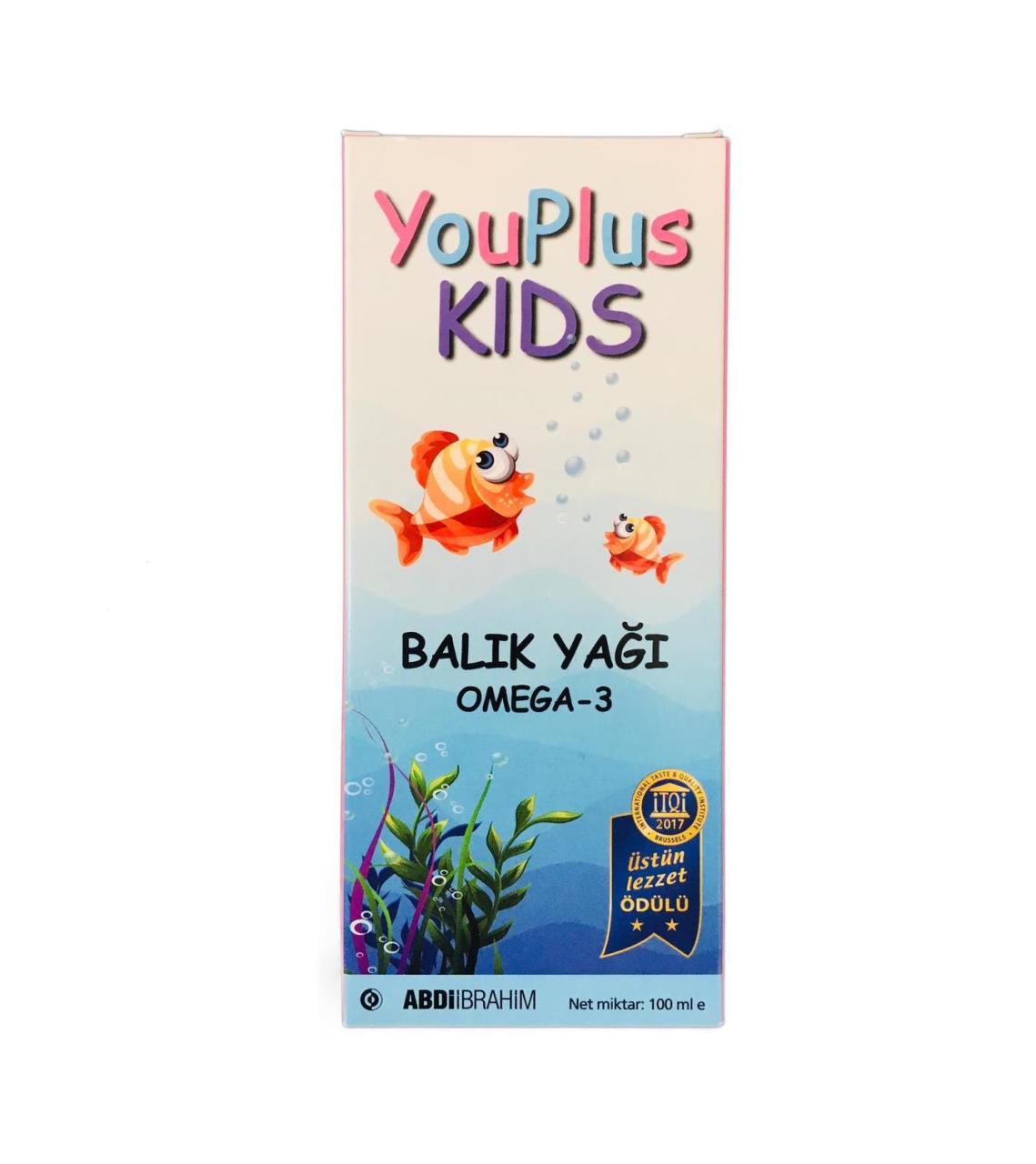 YouPlus_Kids Omega-3 Balık Yağı 100 ml