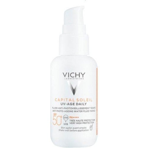 Vichy Capital Soleil UV Age Daily Spf 50+ 40 ml Yaşlanma Karşıtı Renkli Güneş Koruyucu