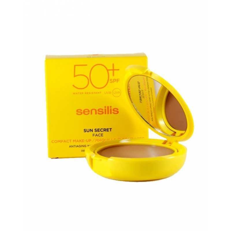 Sensilis Sun Secret Face Compact Make-Up Spf50+ 01 Natural (Güneş Koruyuculu Kompakt)