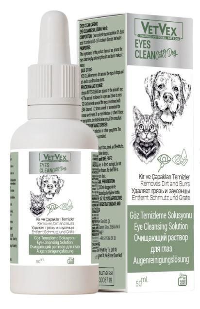 VetVex Kedi ve Köpekler için Göz Temizleme Solüsyonu 50 ml