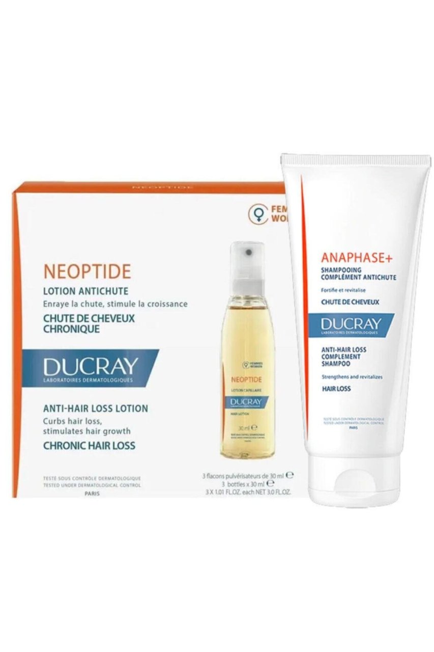 Ducray Neoptide Women Losyon Serum 30 ml X 3'lü + Anaphase Şampuan 100 ml