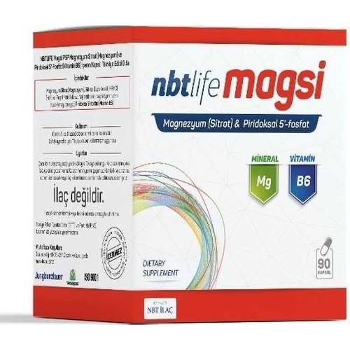 NBT Life Magsi P5P Vitamin B6 90 Kapsül
