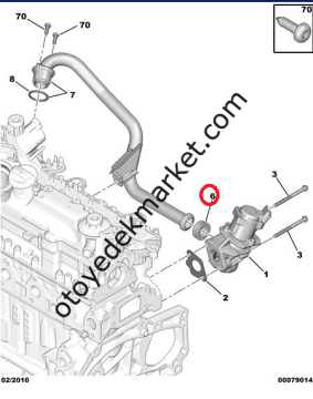 Peugeot 3008 (2009-2011) 1.6 Hdi Egr Kelepçesi (İthal)