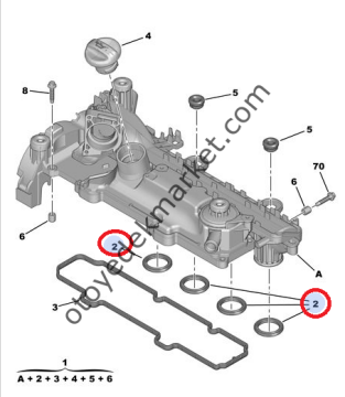 PEUGEOT 307 1,4 HDI EMME MANİFOLD CONTASI