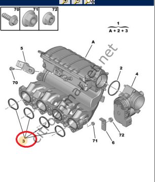 Peugeot 307 (2001-2008) 1.6 Benzinli Emme Manifold Contası (Supsan)