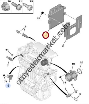 PEUGEOT 307 1,4 HDI ENJEKSİYON BEYNİ