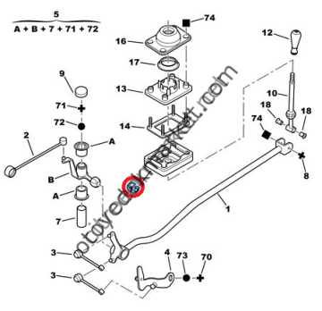 PEUGEOT 306 VİTES ALT LASTİĞİ (ORJİNAL)