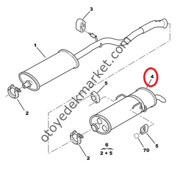 PEUGEOT 106 1,4 ARKA EGZOS (ORJİNAL)